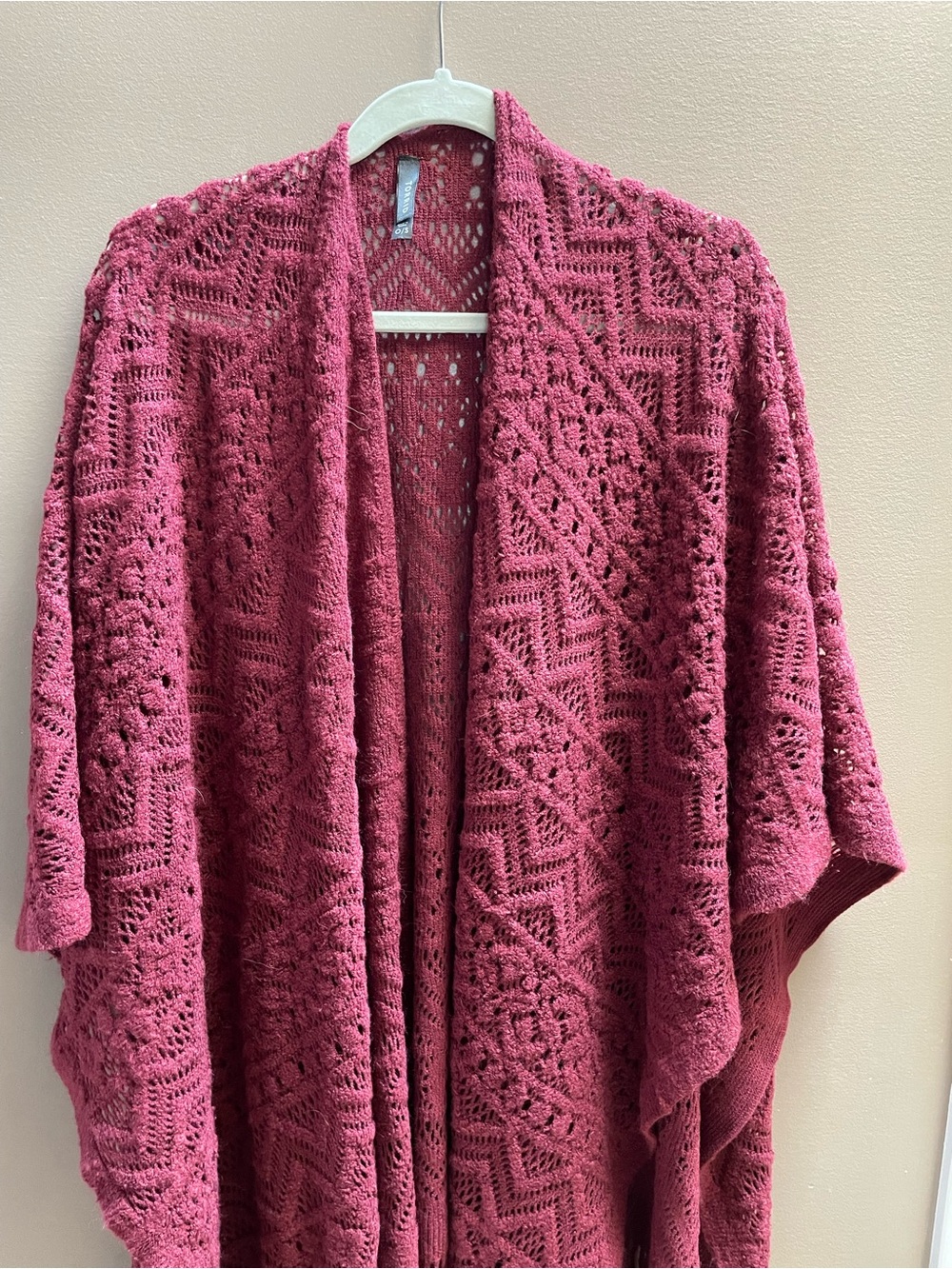 Torrid Fringed Ruana - Picture 3 of 6